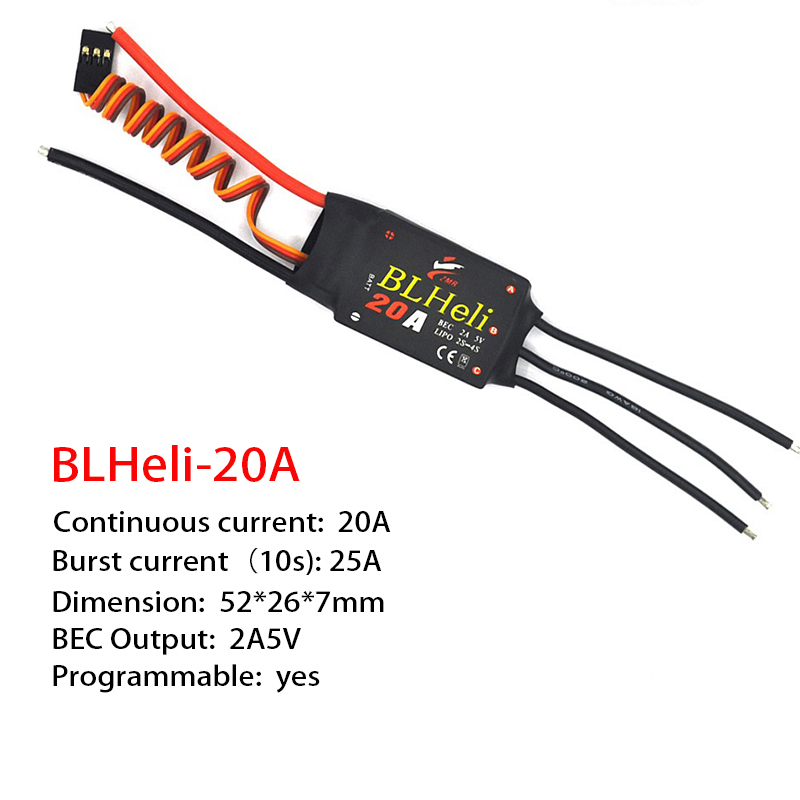 1-3Pcs Brushless ESC BLHeli 20 - đánh giá và giá Fpv Drone Quadcopter
