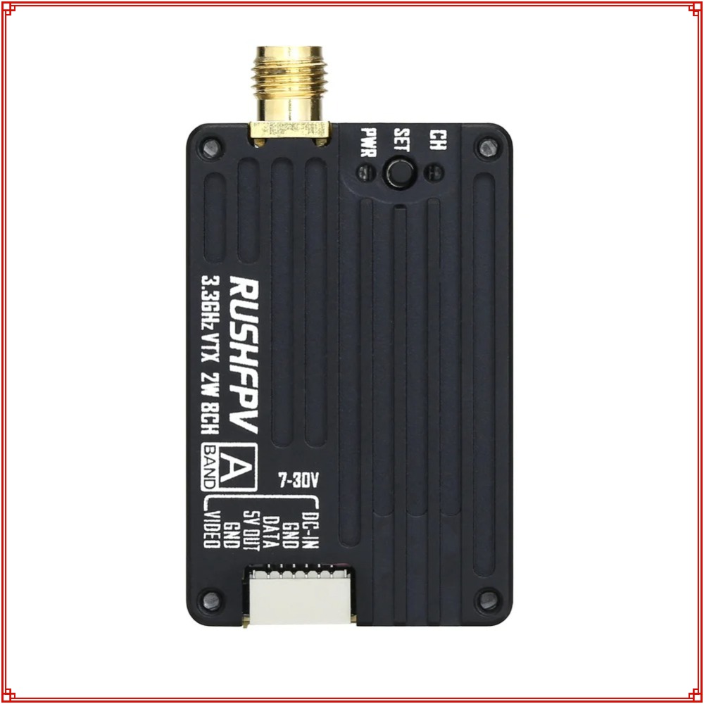 2026 New RUSHFPV 3.3G 2W VTX T - đánh giá và giá Fpv Drone Transmitter