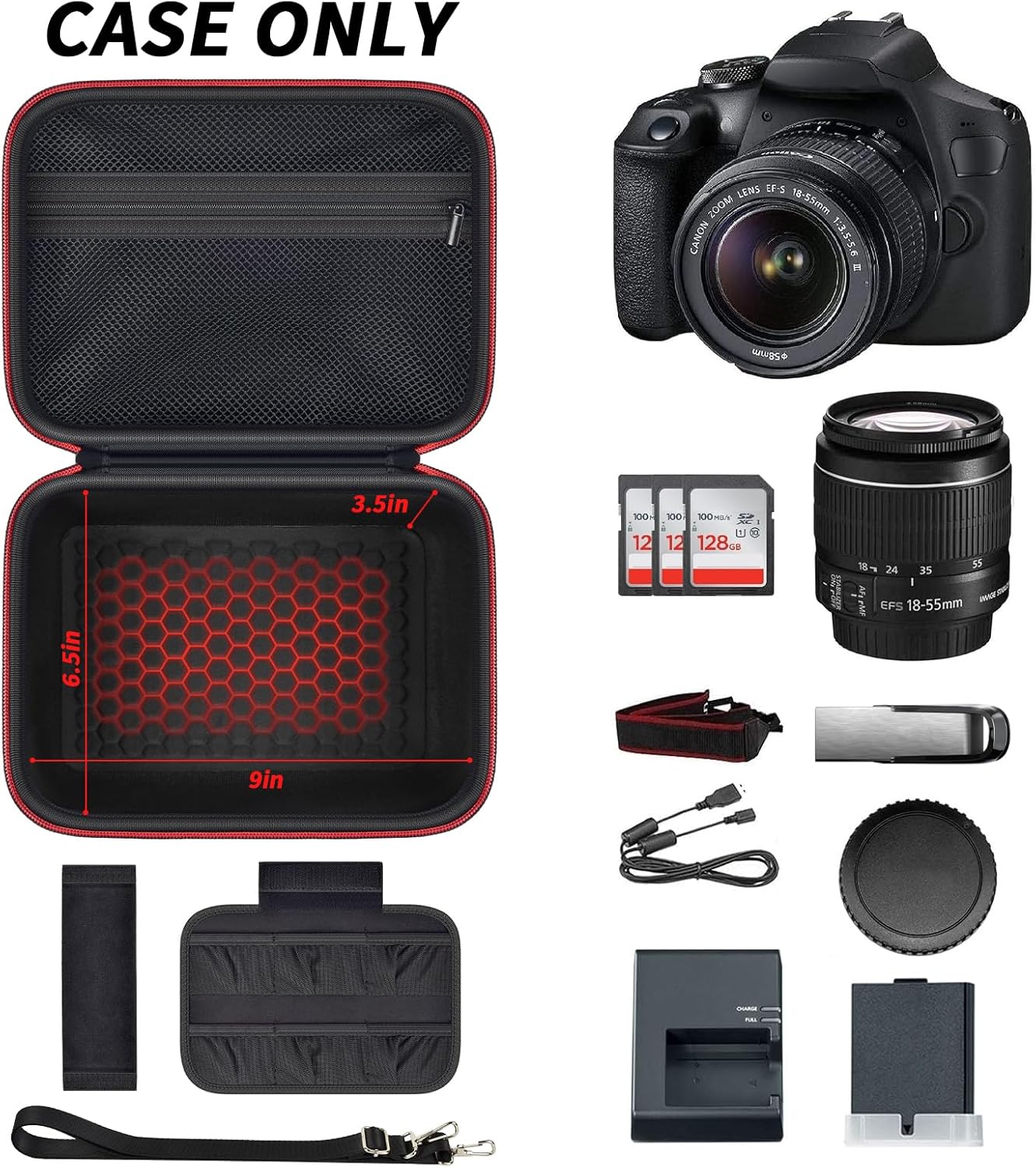 Camera Storage Bag for Canon E - đánh giá và giá Canon Camera Eos R8